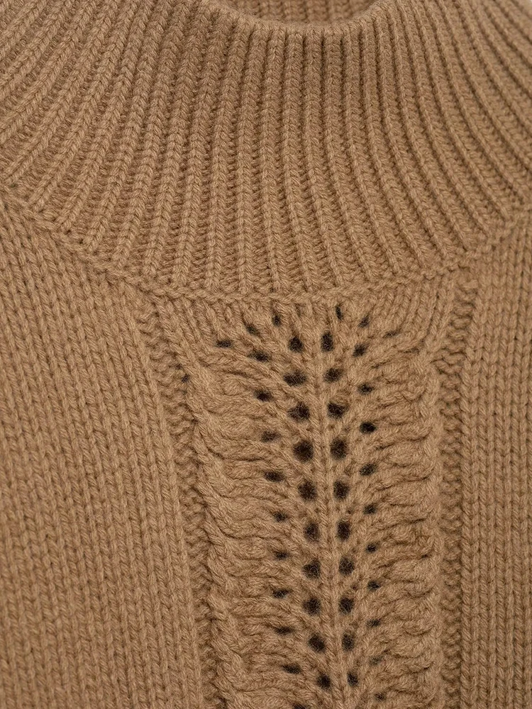 Women’s Wool Knit Loose Sweater - Image 5