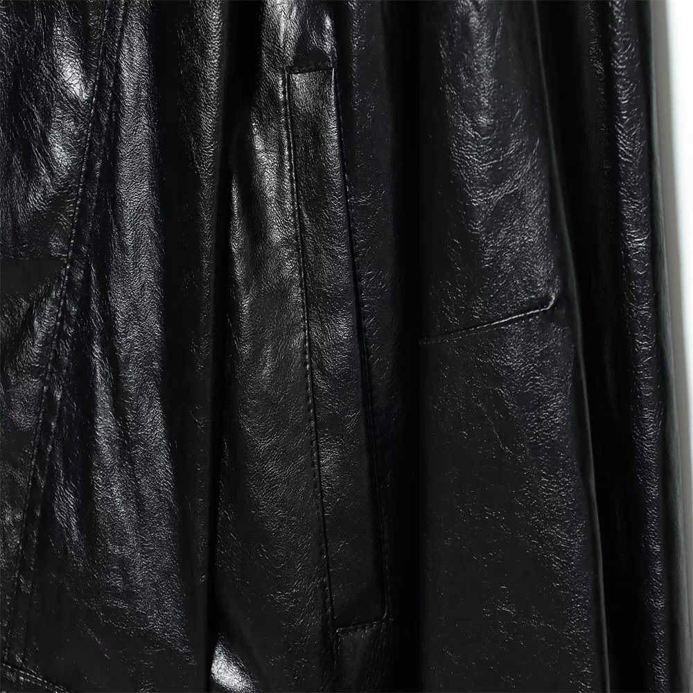 Autumn Loose High-Neck Pilot Jacket - Image 4