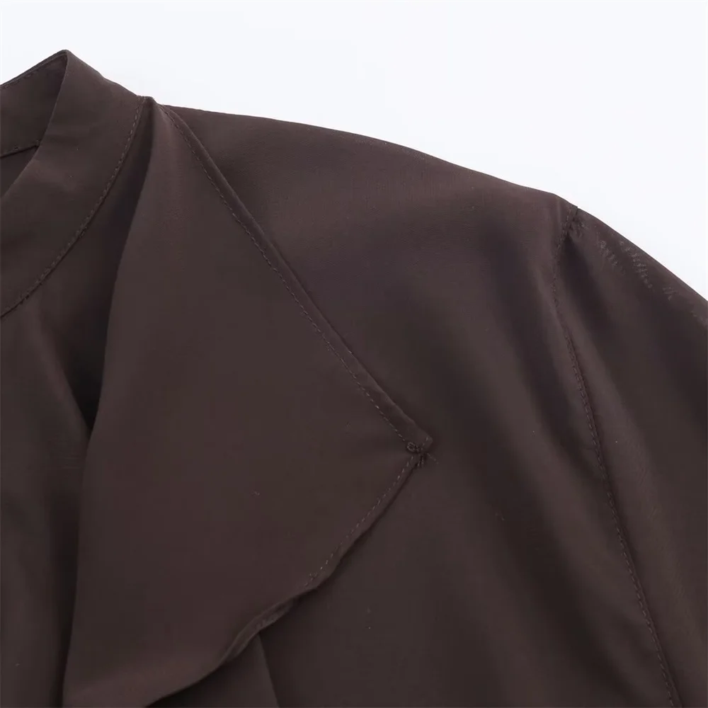 Women’s Ruffle Collar Shirt - Image 4