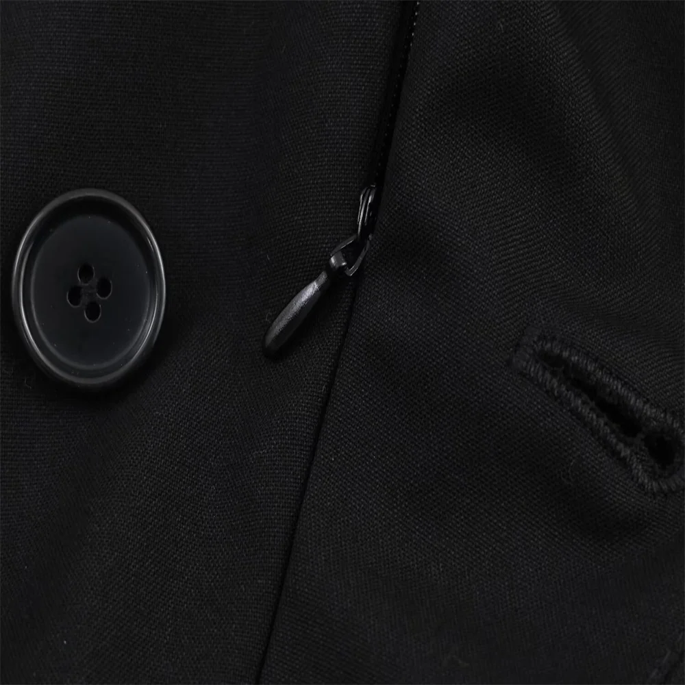 Autumn Double-Breasted Suit Jumpsuit - Image 4