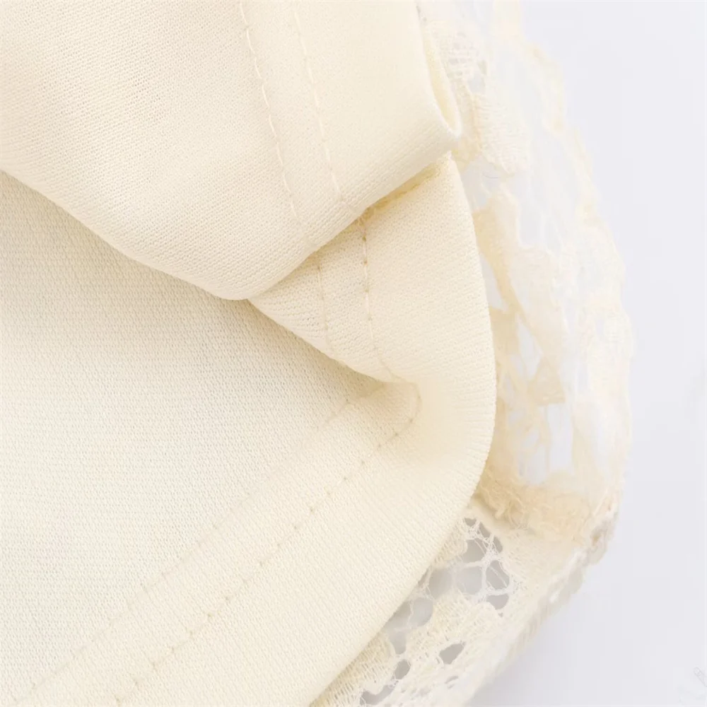 Autumn French Lace Short Dress - Image 6