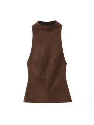 Women’s Faux Fox Fur Mid-Length Coat