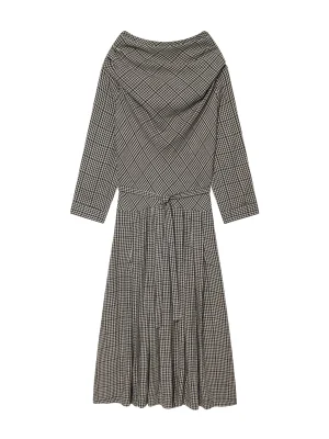 2025 Winter Women's Slim Fit Plaid Dress