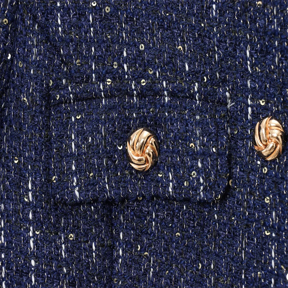 Winter Women’s Woolen Long Sleeve Jacket - Image 5