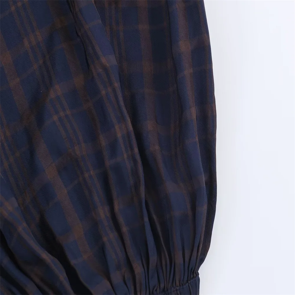 Women’s Winter Checkered Puff Pants - Image 6