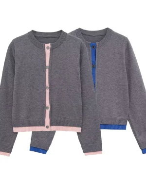 Women’s Autumn Button Detail Knit Top