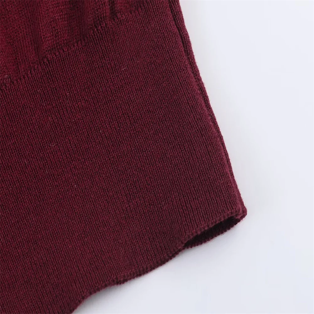Autumn/Winter Polo Collar Knit Sweater - Image 5