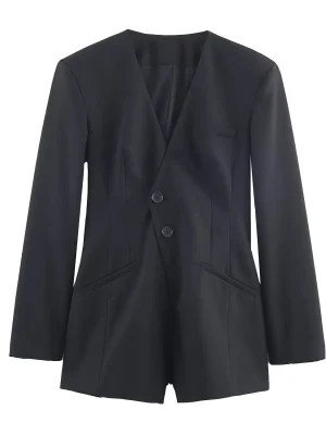 2025 Winter Double-Breasted Jumpsuit