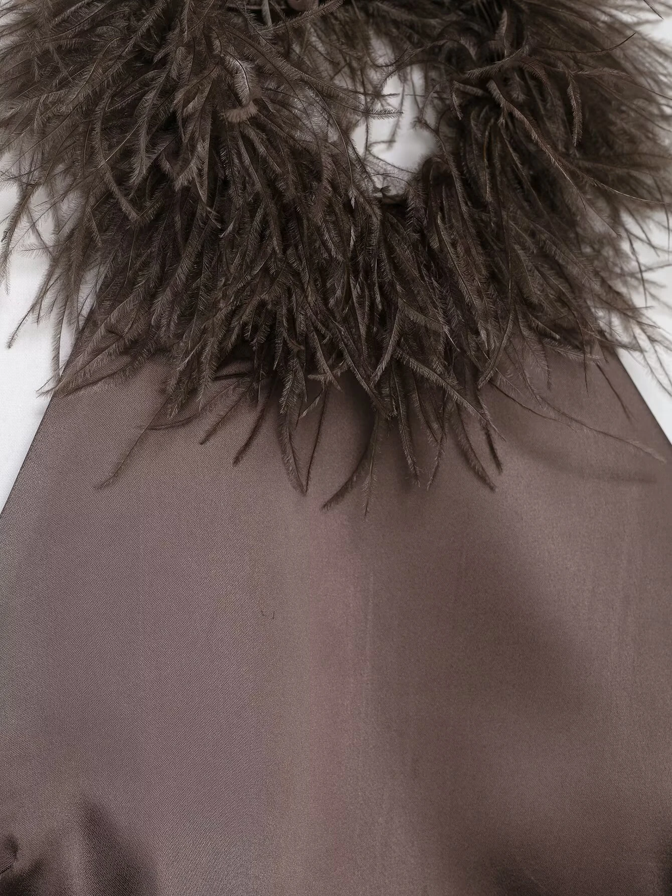 2025 Winter Women's Seaside Zipper Feathered Dress - Image 6