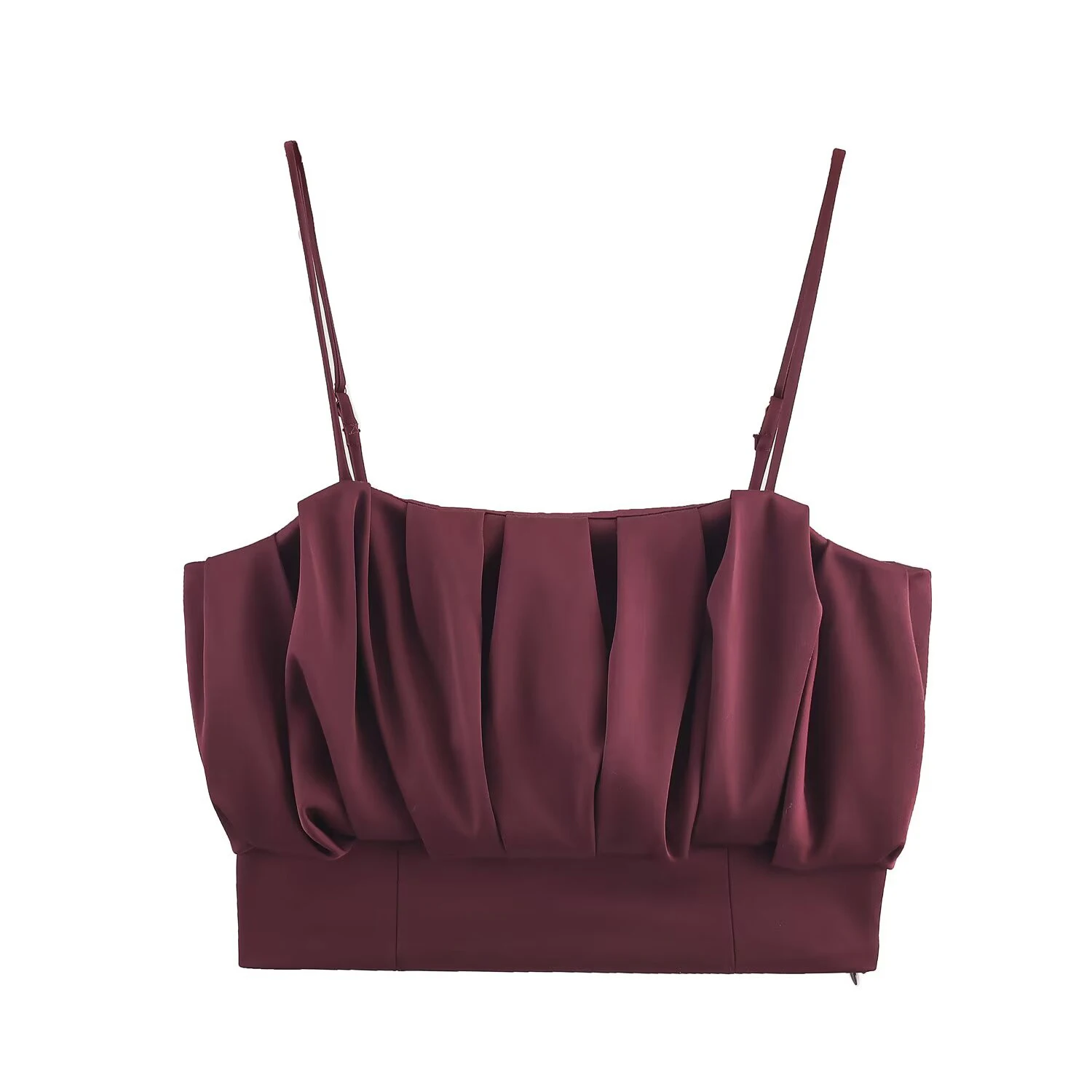 Women’s Balloon Sleeve Suspender Top & Skirt/Pants Set - Image 2