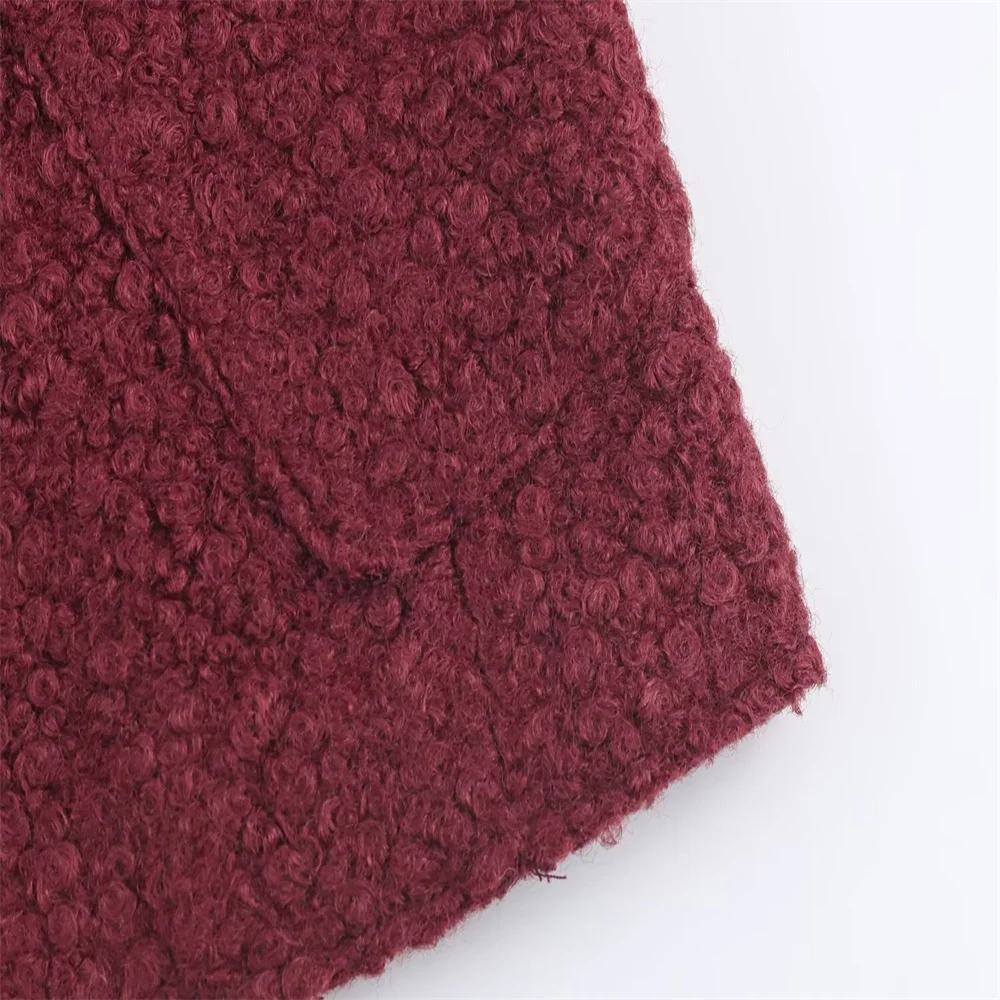 Autumn Slim Fit Wool Loop Coat - Image 6