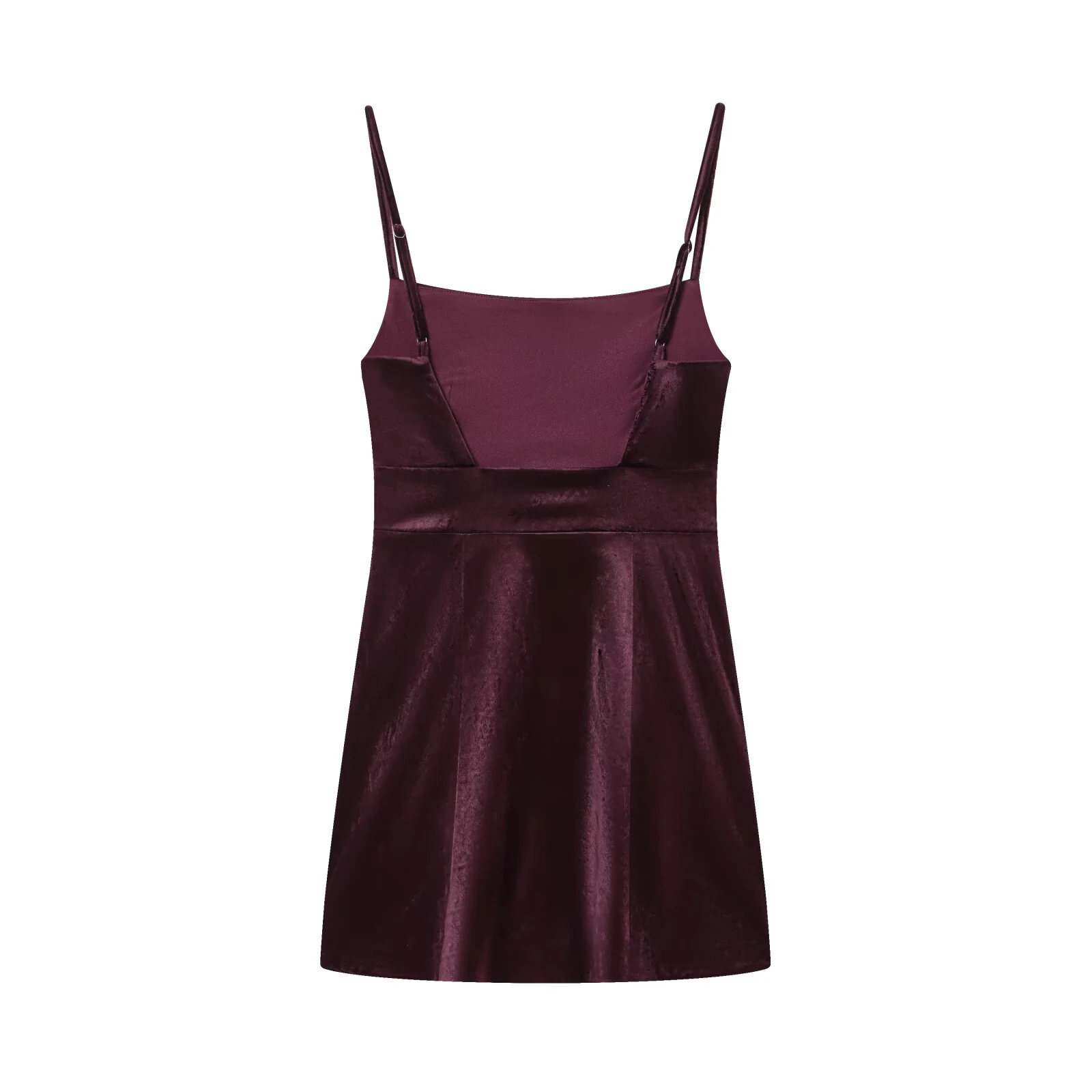 Women’s 2025 Solid Color Fluffy Mini Dress - Image 2