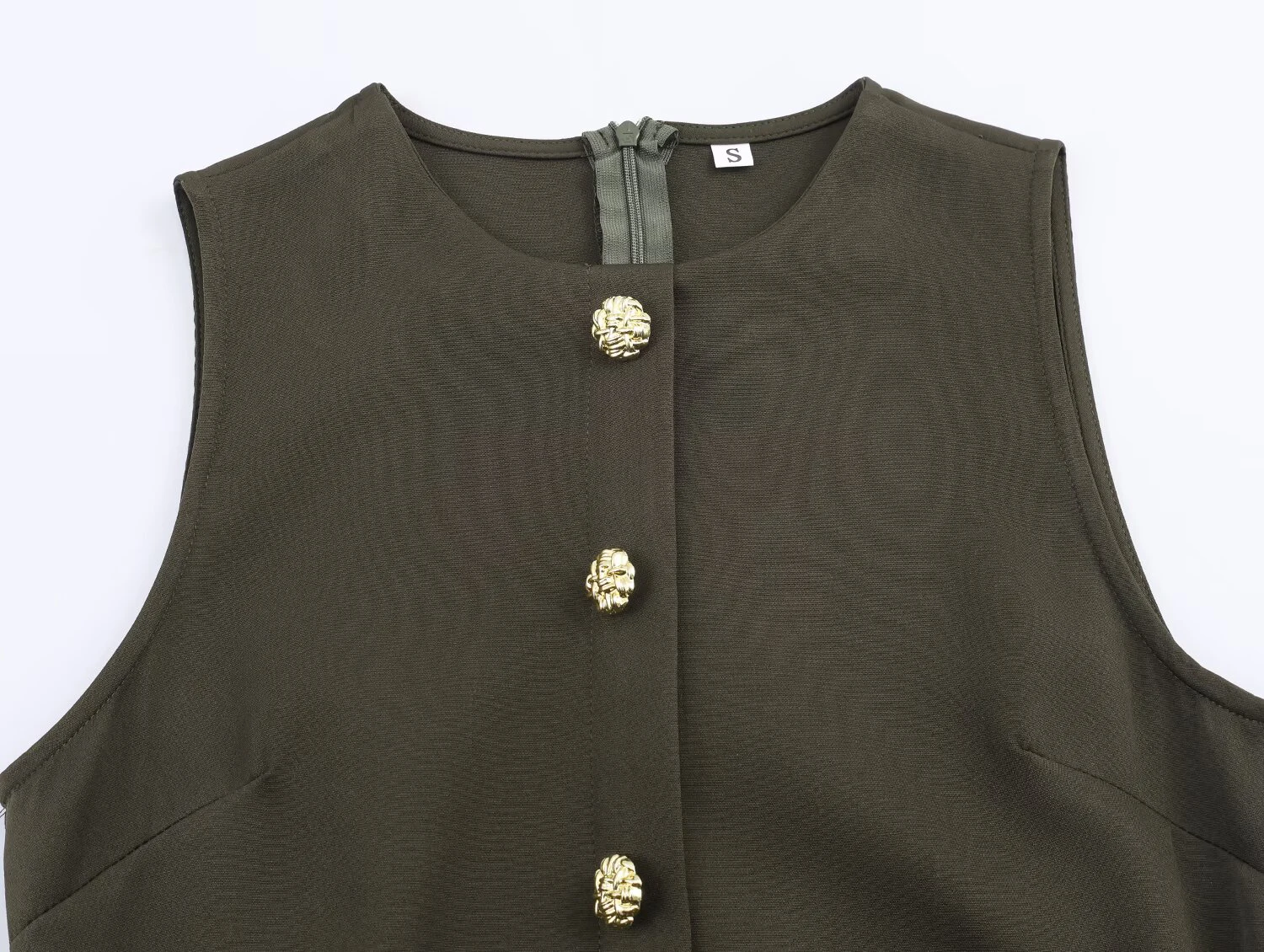 2025 Winter Women's Sleeveless Belted Midi Dress - Image 3