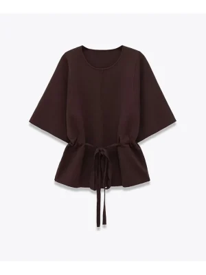 Women’s Autumn Bubble Sleeve Knit Top