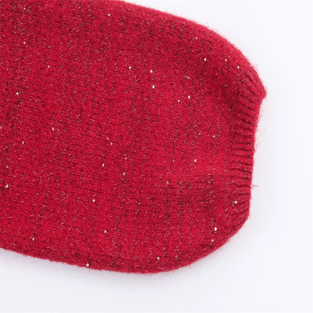 Women’s Simple French Style Open Knit Cardigan - Image 4