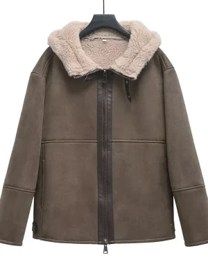 Women’s French Hooded Layered Jacket