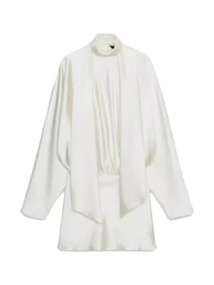 Autumn Winter Women’s High-Neck Scarf Dress