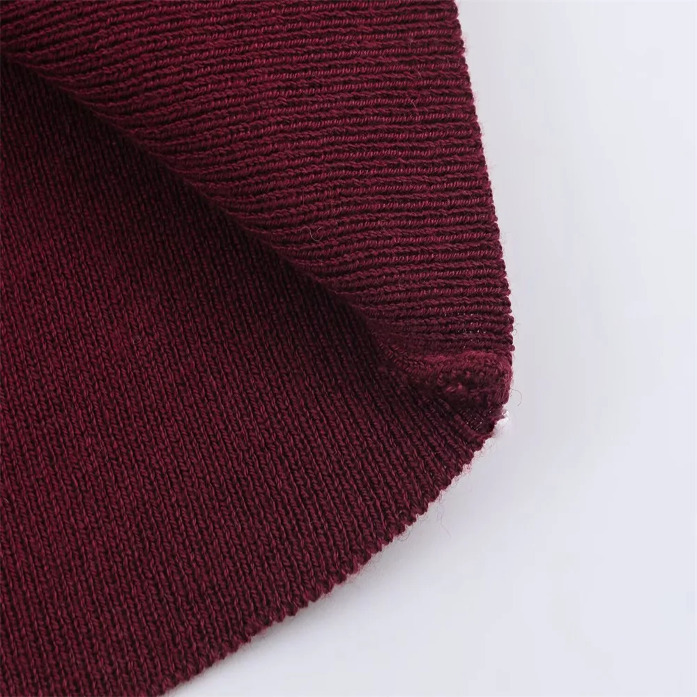 Autumn/Winter Polo Collar Knit Sweater - Image 6