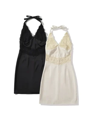 Autumn Winter Slim Fit Lace Dress