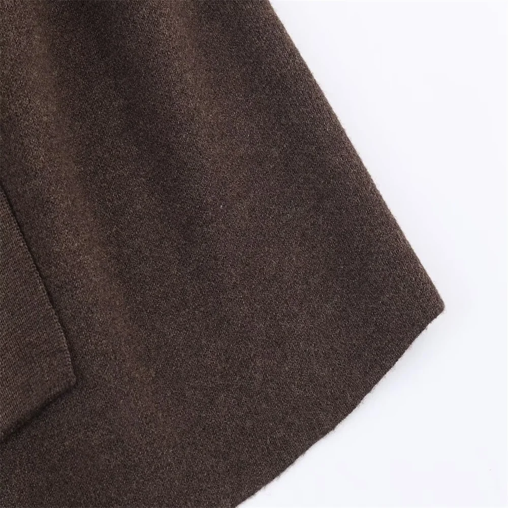 Women’s Winter Belted Knitted Coat - Image 5