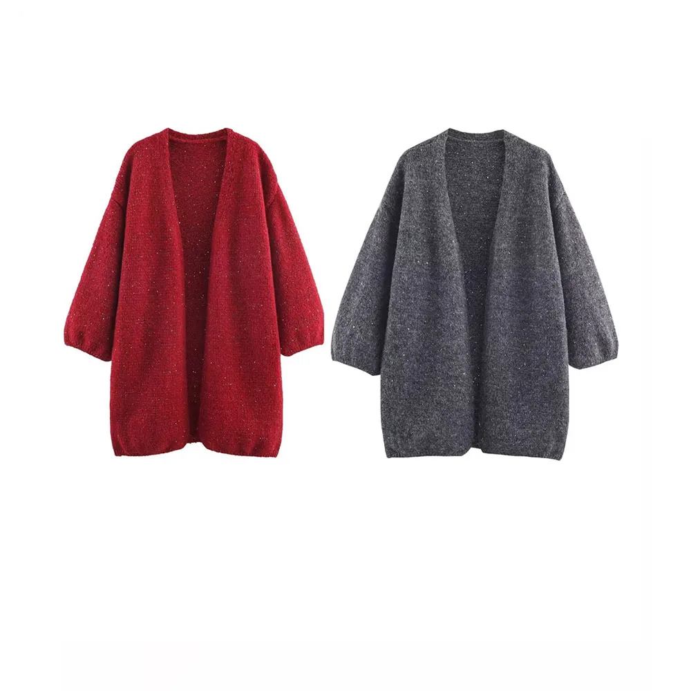 Women’s Simple French Style Open Knit Cardigan