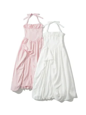 Autumn Winter Bubble Suspender Dress