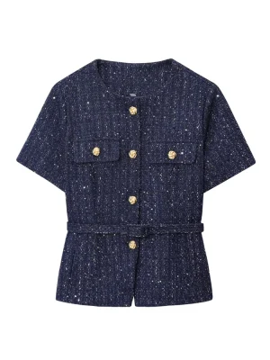 Short Sleeve Casual Cardigan Jacket