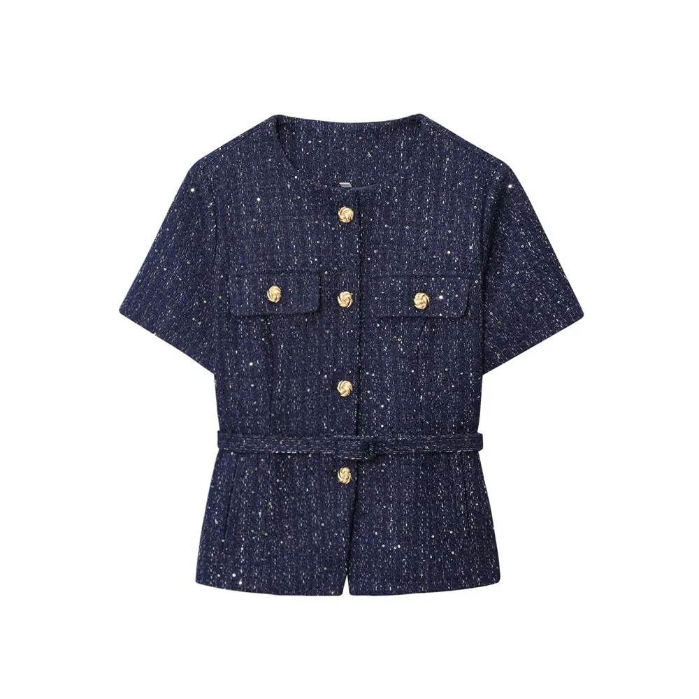 Short Sleeve Casual Cardigan Jacket