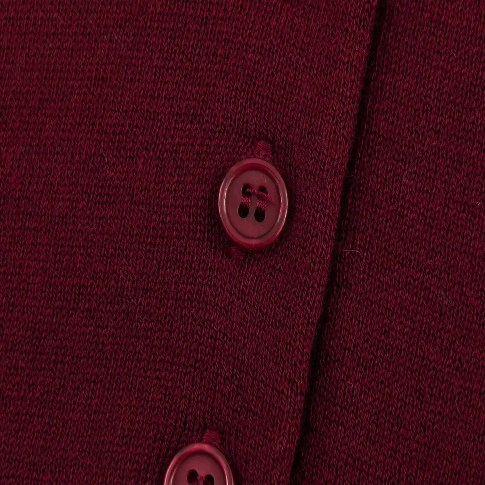 Autumn/Winter Polo Collar Knit Sweater - Image 4