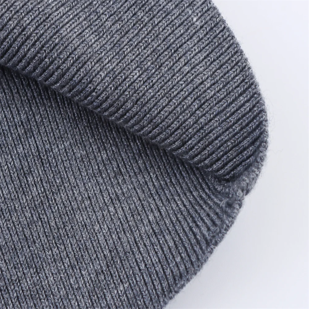Autumn Round Neck Button-Up Detachable Knit Sweater - Image 6