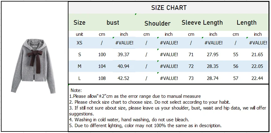 Women's Versatile Bow Knit Hoodie - Image 7