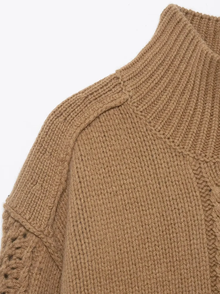 Women’s Wool Knit Loose Sweater - Image 4