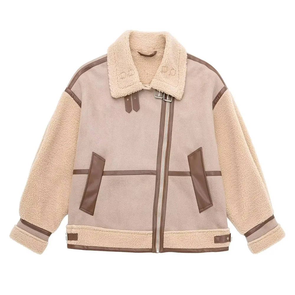 Women’s Winter Splicing Jacket Coat