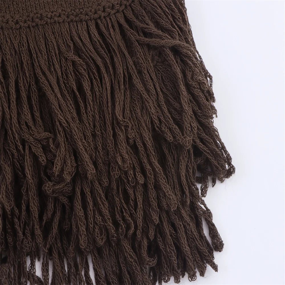 Autumn Tassel Button Knit Jacket - Image 6