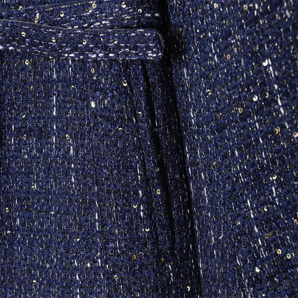 Winter Women’s Woolen Long Sleeve Jacket - Image 6