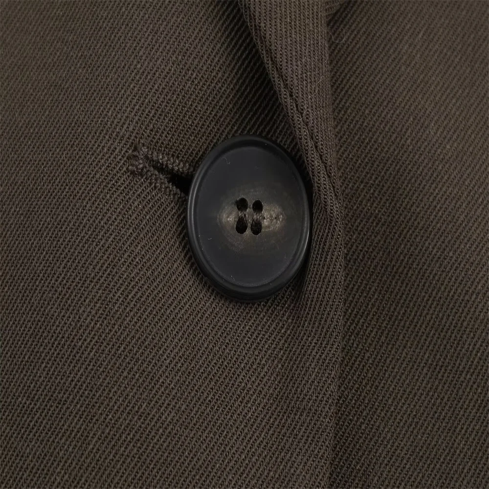 Autumn Blend Suit Jacket & Pleated Skirt Set - Image 4