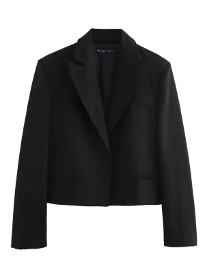 2025 Winter Loose Long-Sleeve Short Suit Jacket