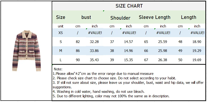 Autumn Simple Jacquard Knit Jacket - Image 7