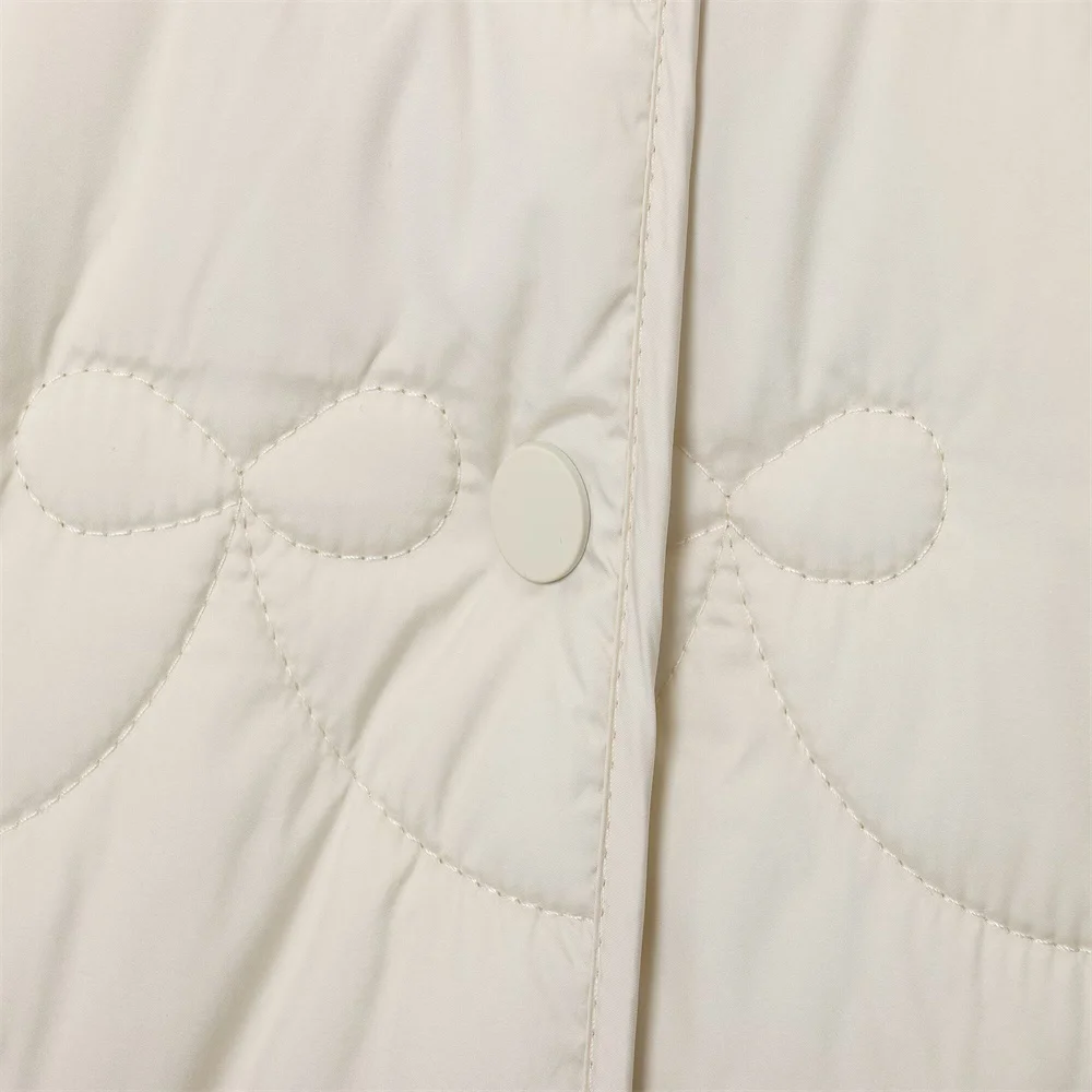 Winter Women’s Bow Quilted Coat - Image 4