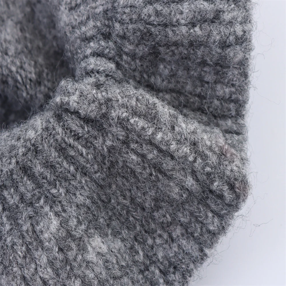 Autumn French Style Layered Knit Jacket - Image 6