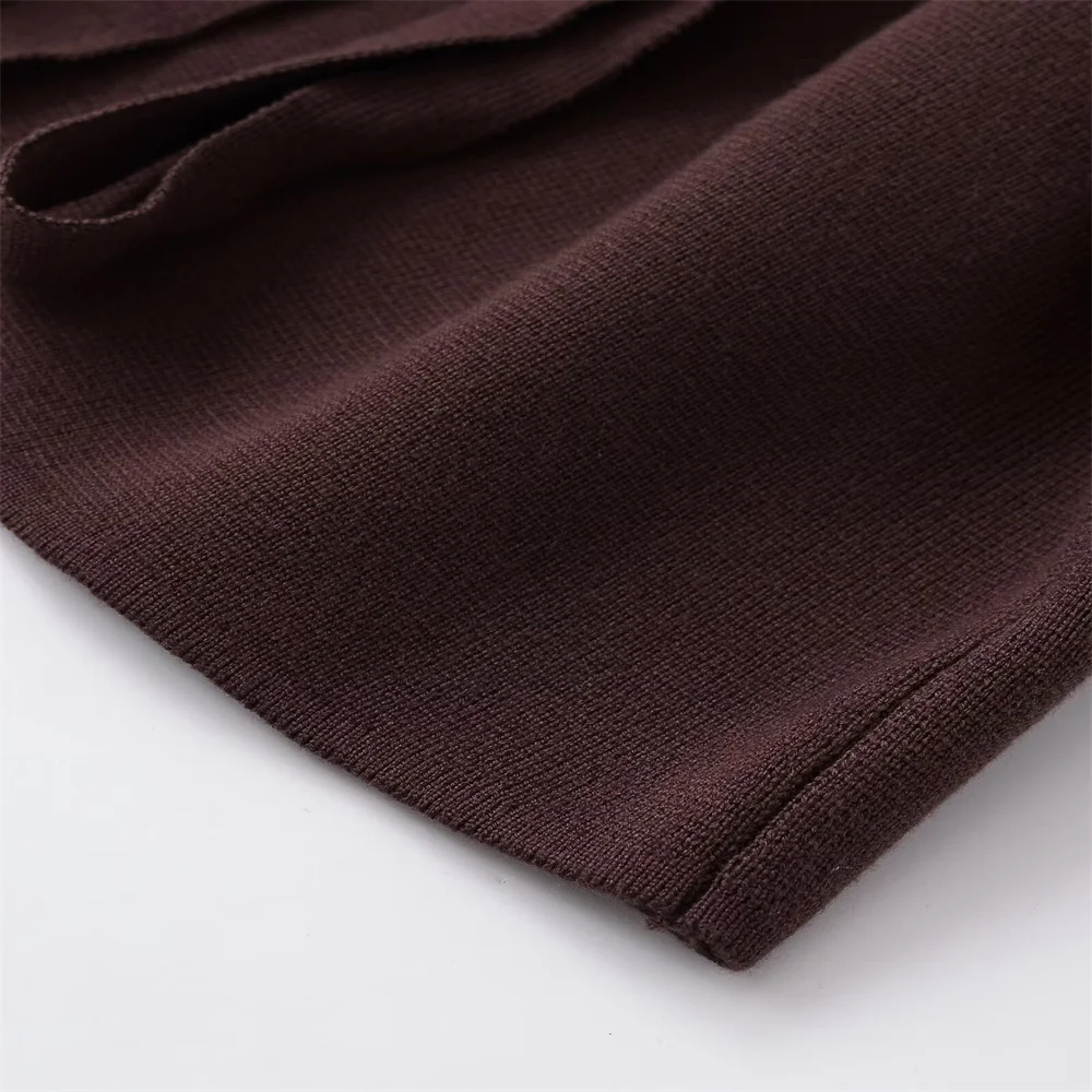 Women’s Autumn Bubble Sleeve Knit Top - Image 6