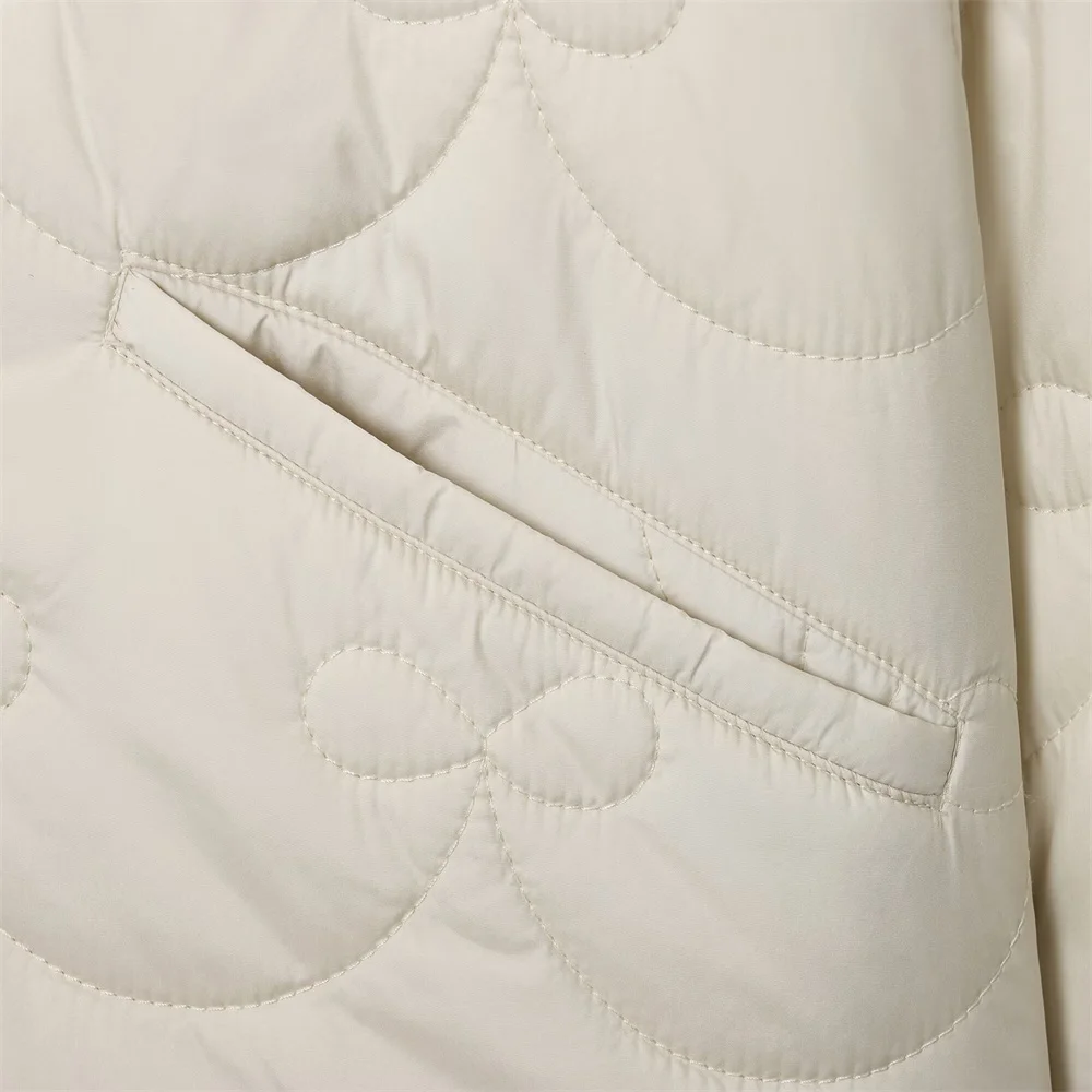 Winter Women’s Bow Quilted Coat - Image 5