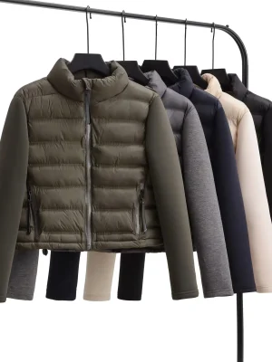 Women’s Stand Collar Cotton Jacket