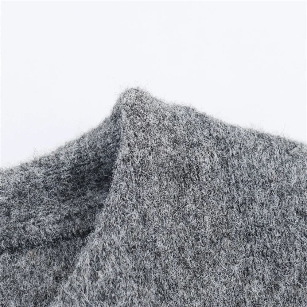 Autumn Knitted Slit Sleeve Coat Jacket - Image 3