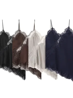 Women’s Winter V-Neck Lace Camisole Top