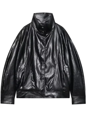 Autumn Loose High-Neck Pilot Jacket