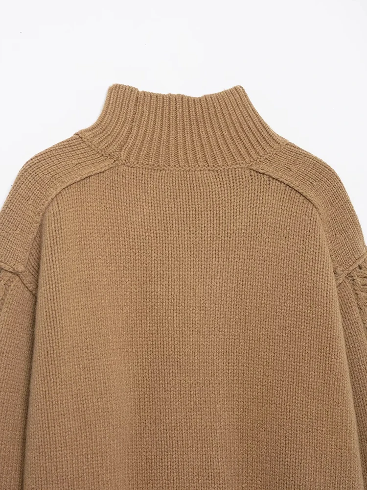 Women’s Wool Knit Loose Sweater - Image 6