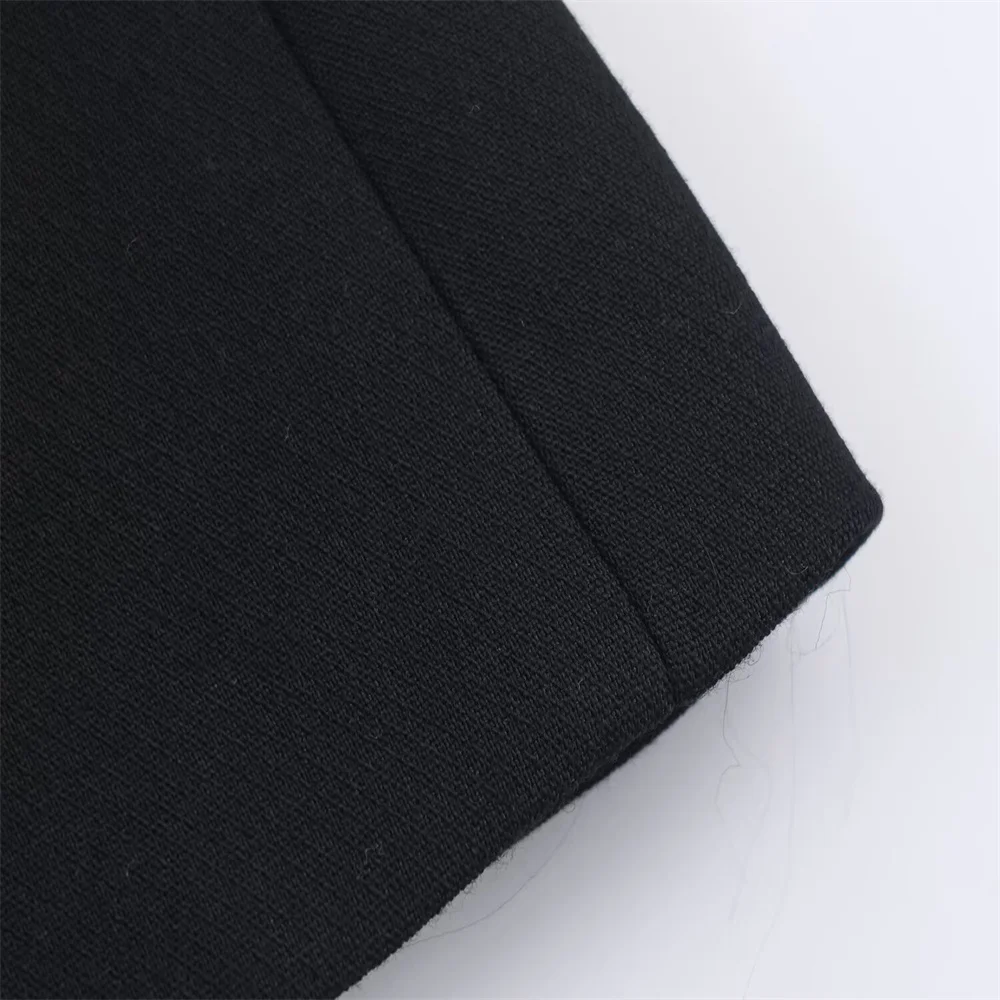 Autumn French Buckle Suit Jacket & High-Waist Straight Pants - Image 6