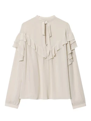 Simple Temperament Bow Layered Shirt for Winter