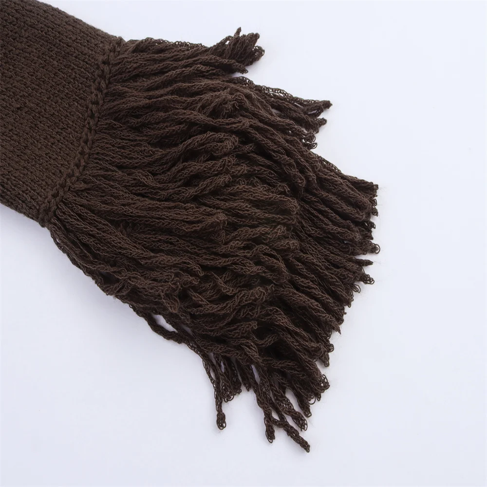 Autumn Tassel Button Knit Jacket - Image 5